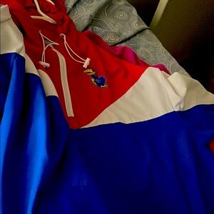 Colorful Hooded Jacket with Logo